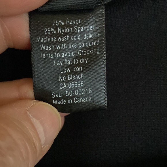 OPTIONELLE Made in Canada ‘Little Black Dress’ Size Medium - Picture 3 of 8